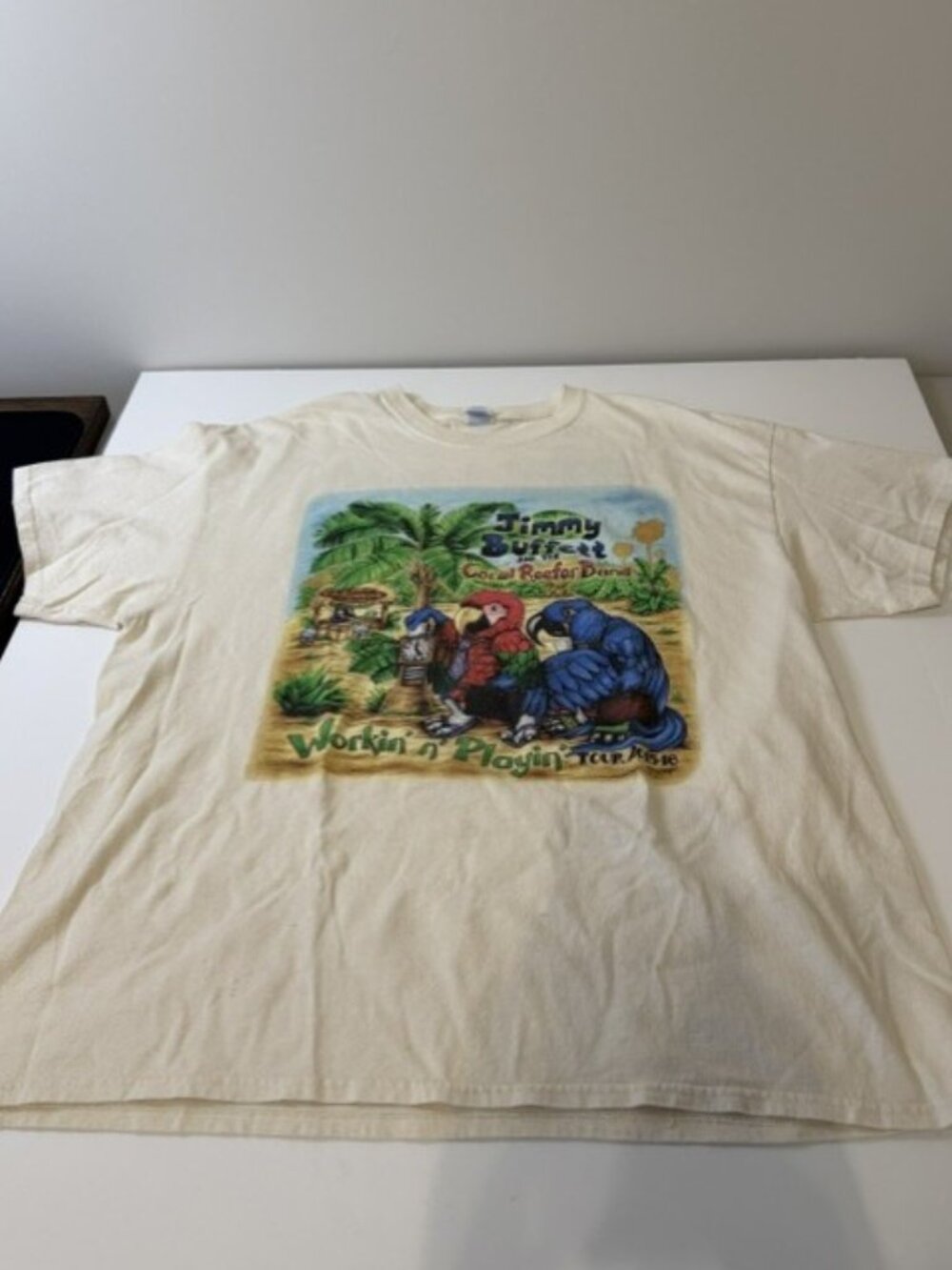 Jimmy Buffet Concert Shirt 2015-16 Workin' n' Playin' - Men's XL